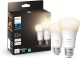 Set of 2 Philips Hue Smart A19 LED Bulbs, 60W Equivalent, Soft Warm White Light, 800LM, E26 Base, Indoor Use, Hue App Control, Compatible with Alexa, Google Assistant, and Apple…